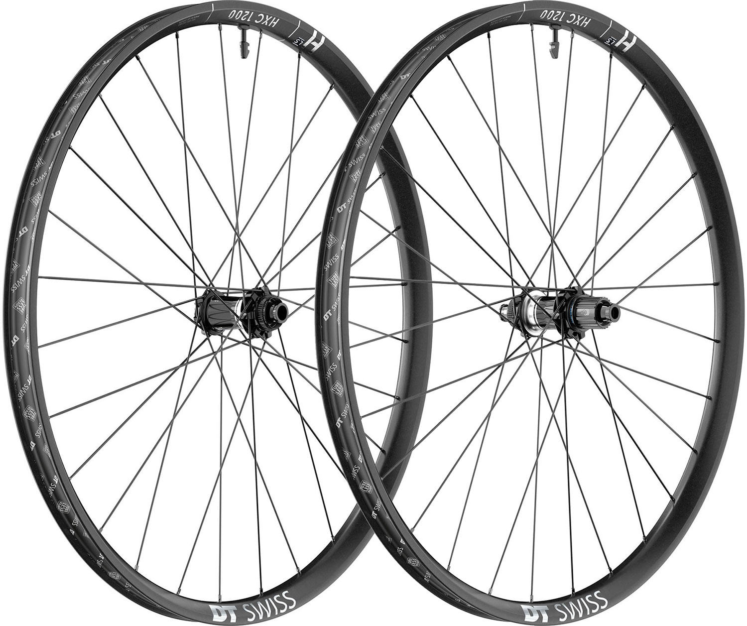 DT Swiss Set di ruote HXC 1200 Spline LS 30 29" Carbon CL Boost Shimano MicroSpline