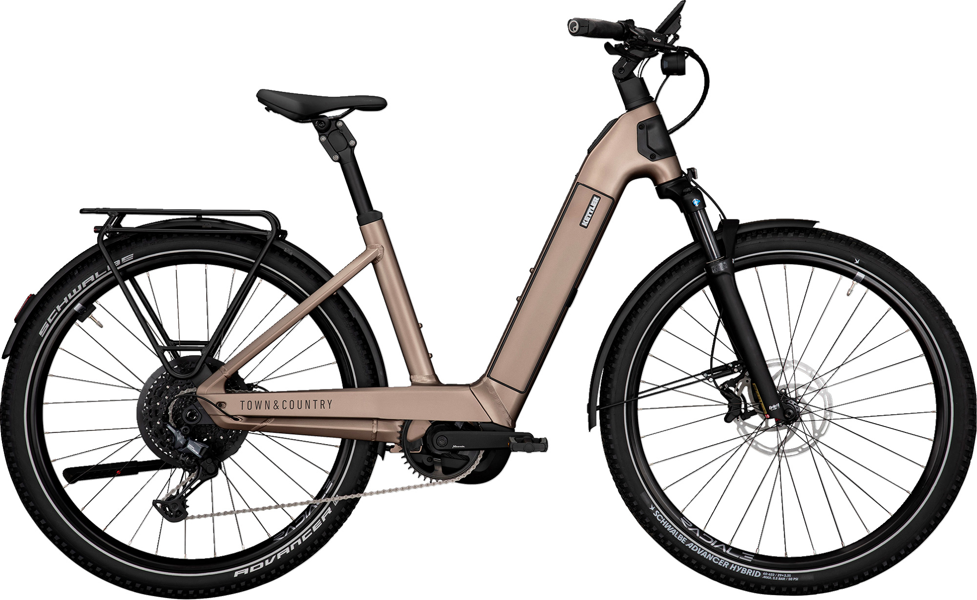 Kettler Town & Country CX11 Di2 800 Wave Brown.